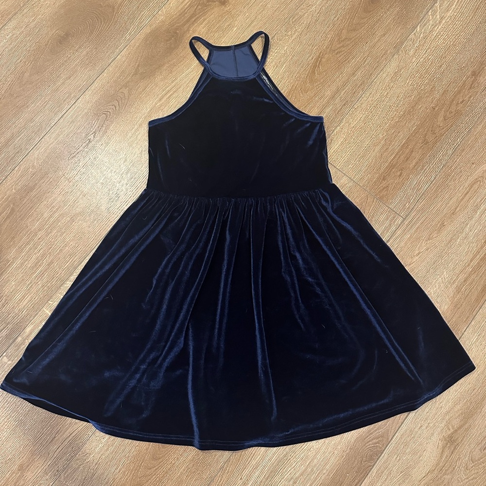Evil Twin blue velvet dress